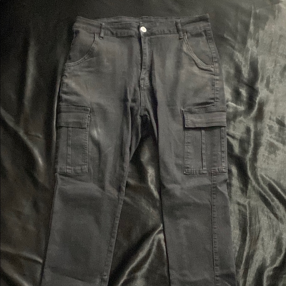 Black Cargo Pants